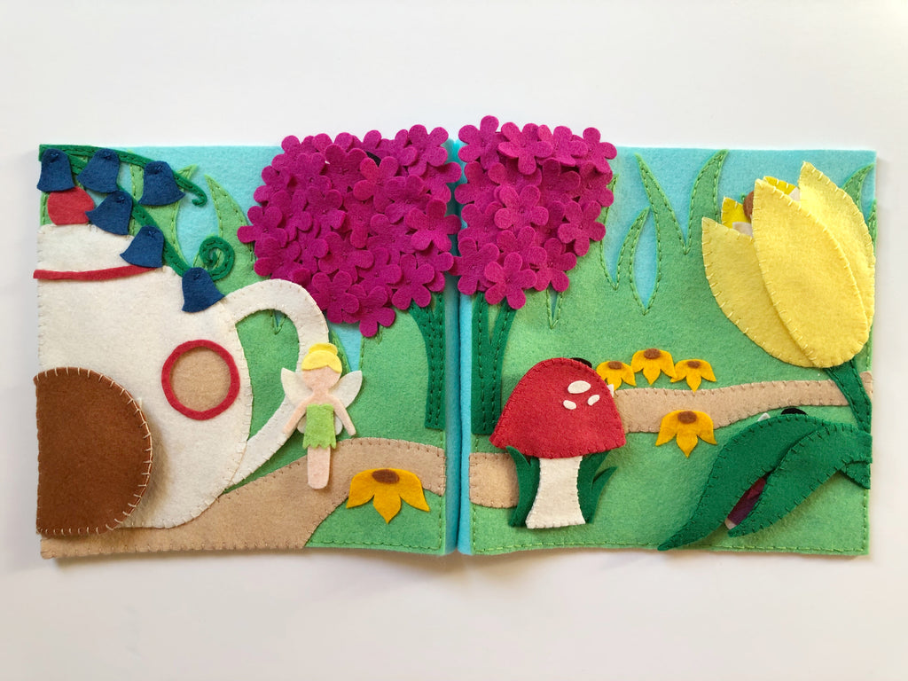 Fairy Garden Quiet Book Pattern