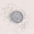 Metallic Sequins or Beads: Silver