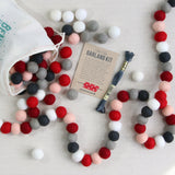 Red Felt Balls