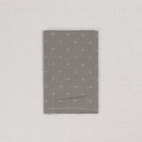 Sashiko Fabric, Kasuri Crosses in Greige