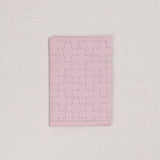 Sashiko Fabric in Cross in Blush Pink