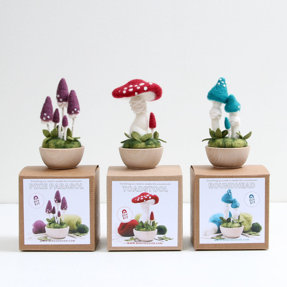 Needle Felting Kit, Crimson Toadstool – Benzie Design