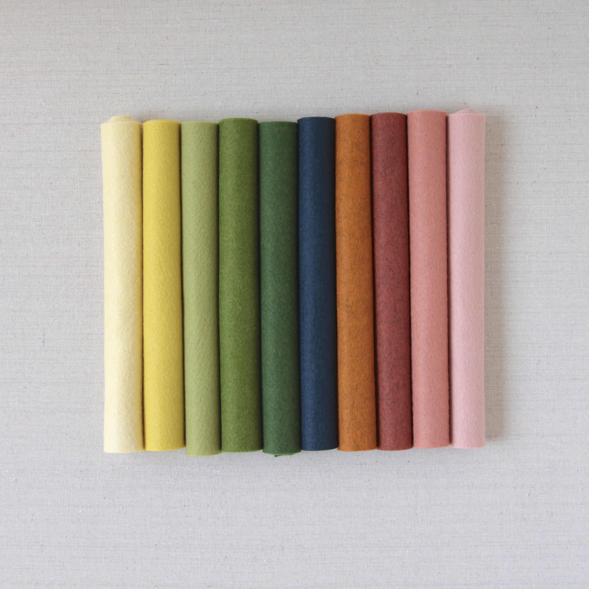 Grapefruit Wool Blend Felt