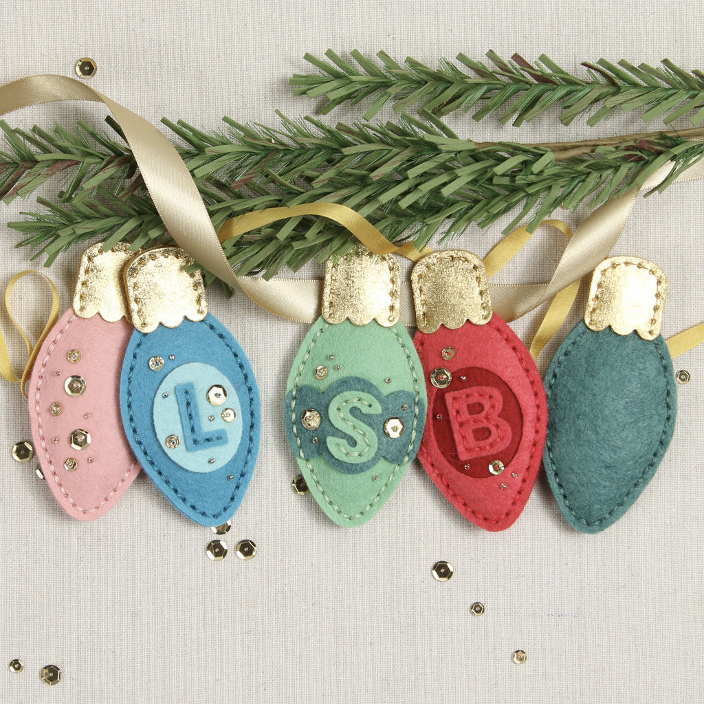 Classic Christmas Lights, Deep Etch Die