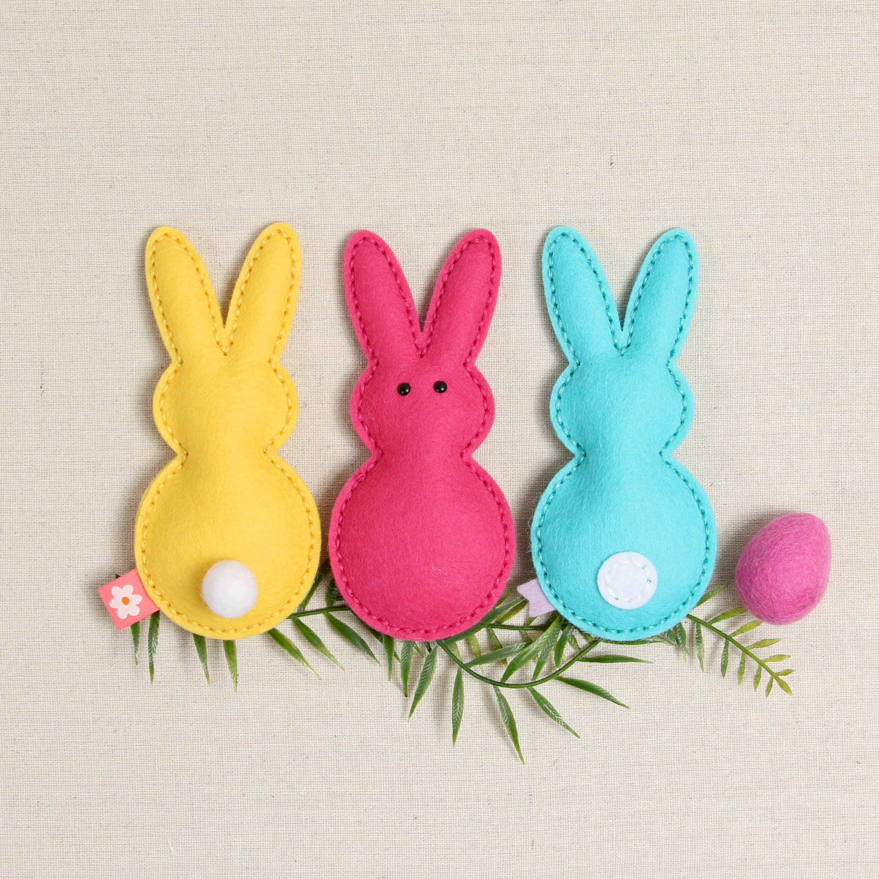 Hoppy Bunny, SVG + PDF Digital Download