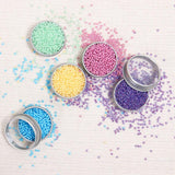 Metallic Sequins or Beads: Lilac