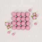 Orchid Felt Balls