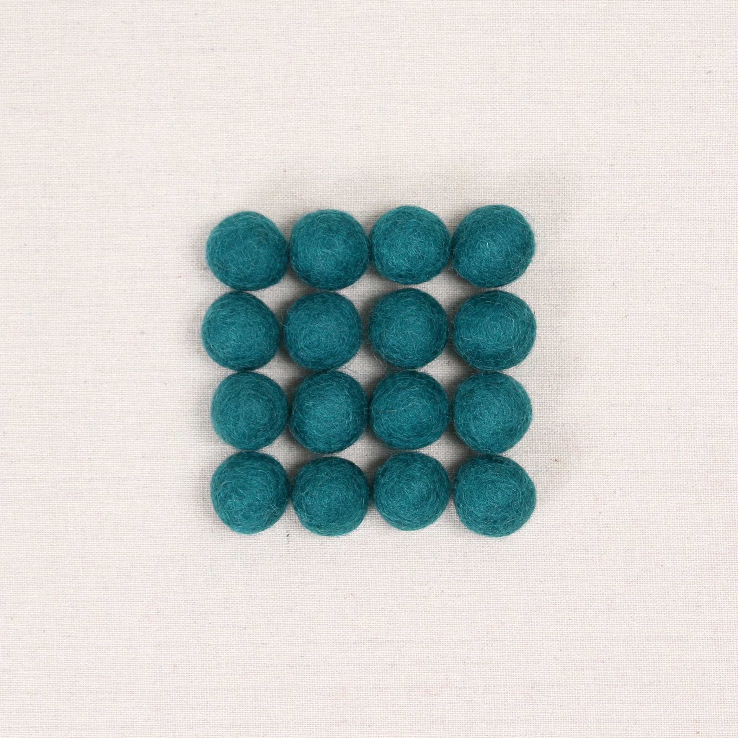Turquoise Felt Balls