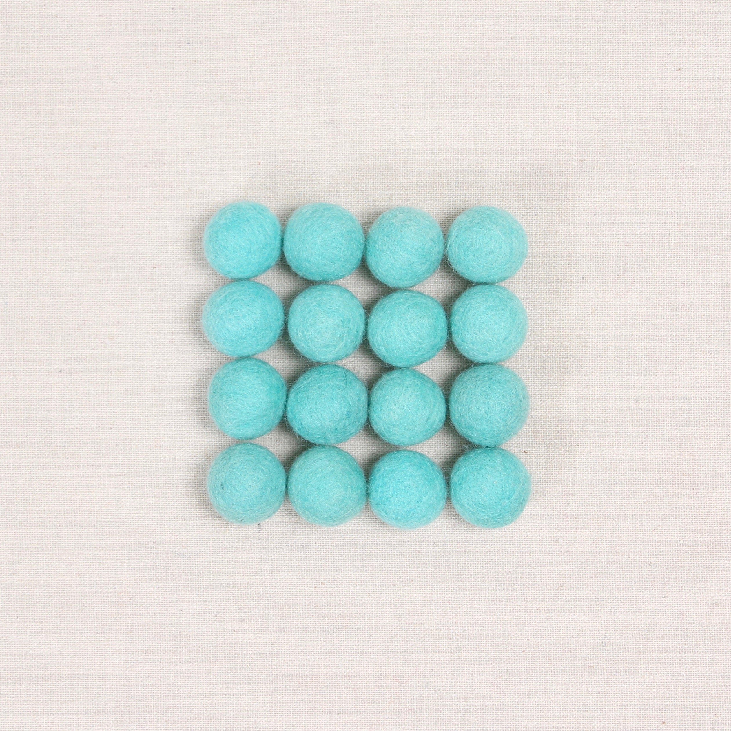 Aqua Felt Balls