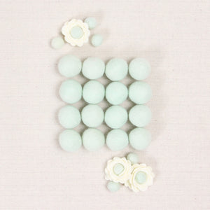 Mint Felt Balls