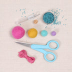 Orchid Felt Balls