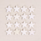 Felt Stars in White
