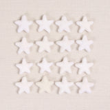 Felt Stars in White