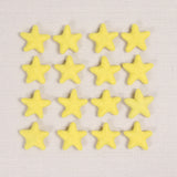 Felt Stars in Lemonade Yellow
