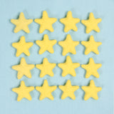 Felt Stars in Lemonade Yellow
