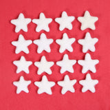 Felt Stars in White
