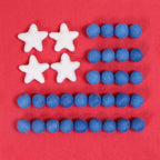 Felt Stars in Midnight