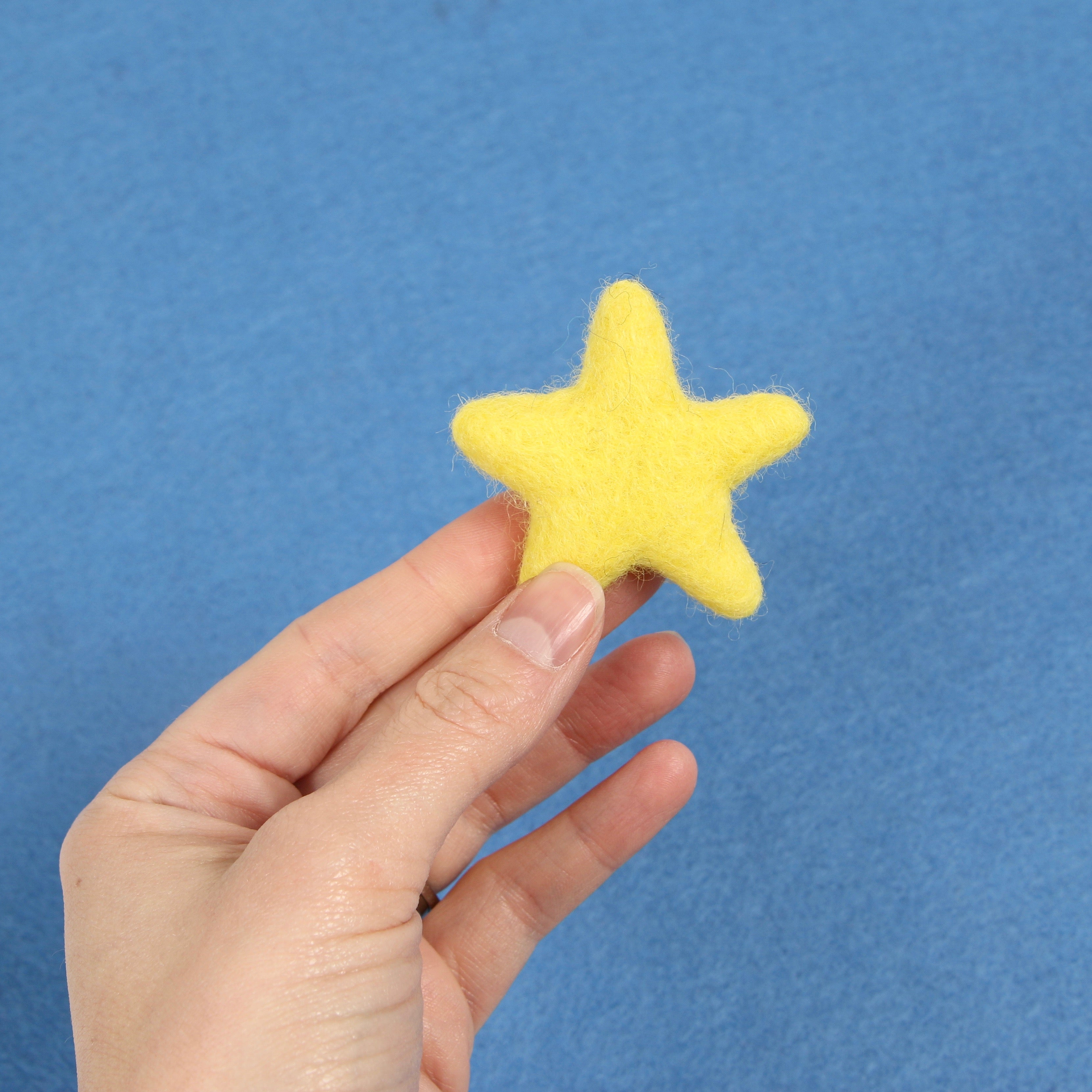 Felt Stars in Midnight