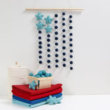 Felt Stars in Salt Water