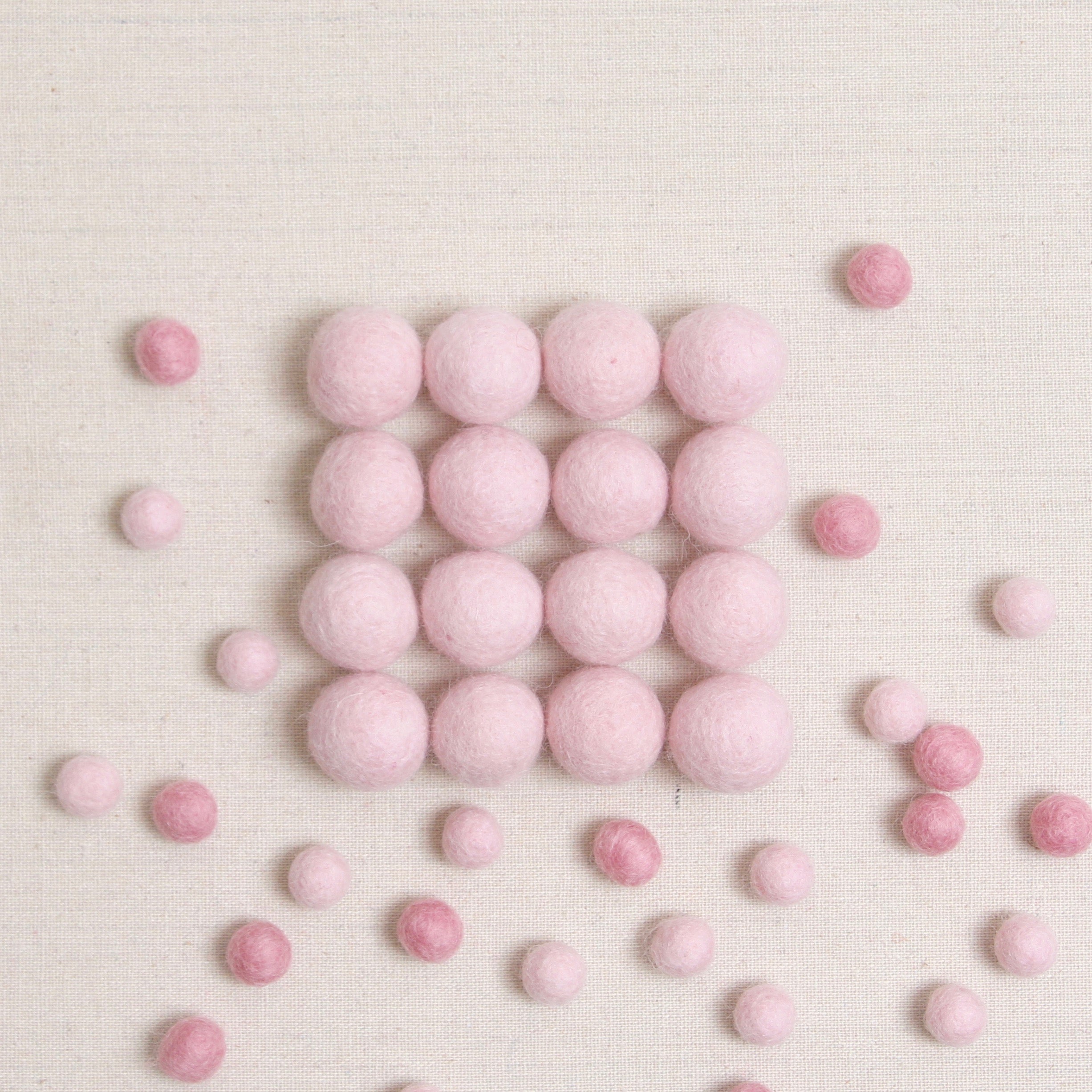 Peony Felt Balls