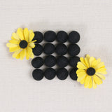 Black Felt Balls