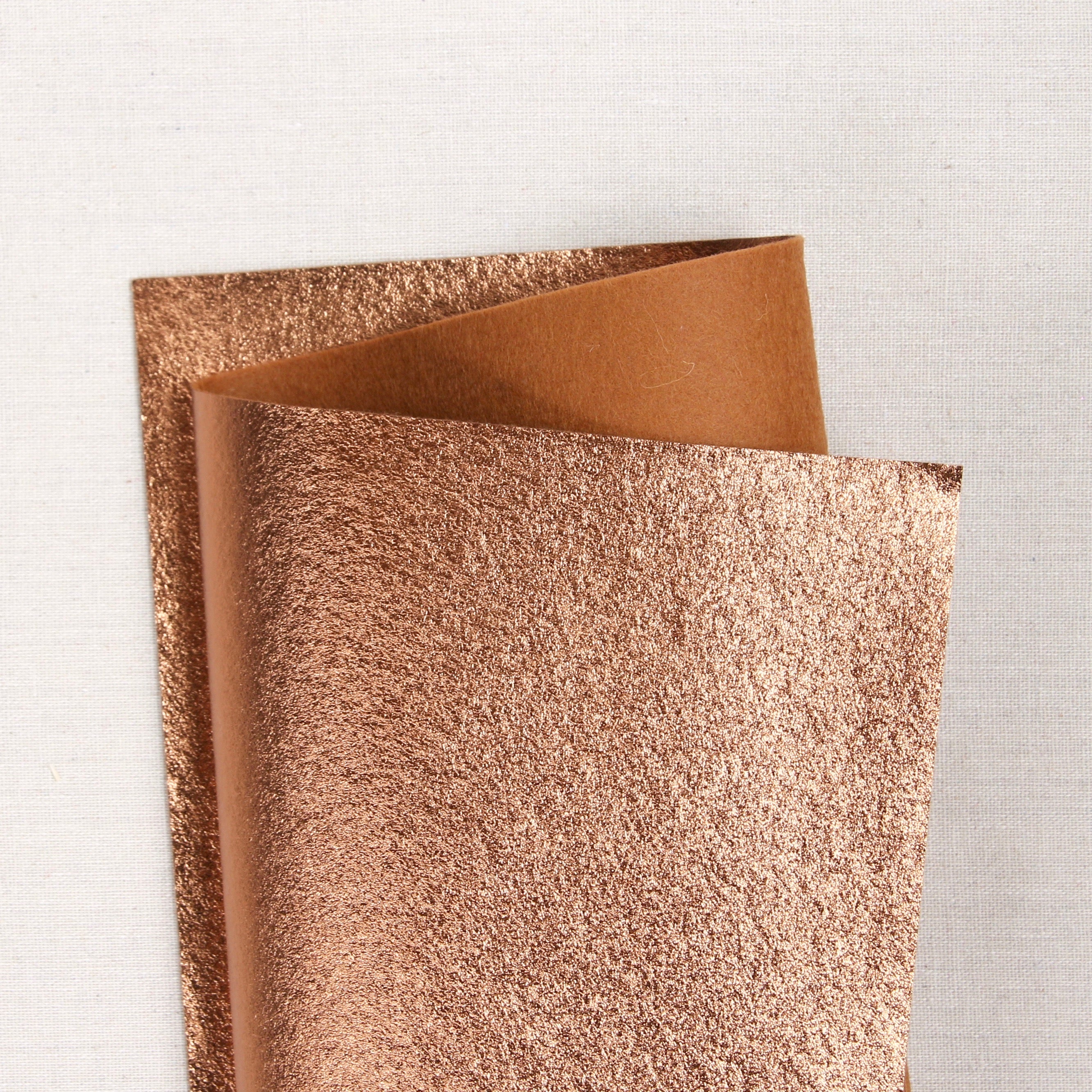Bronze Metallic Felt