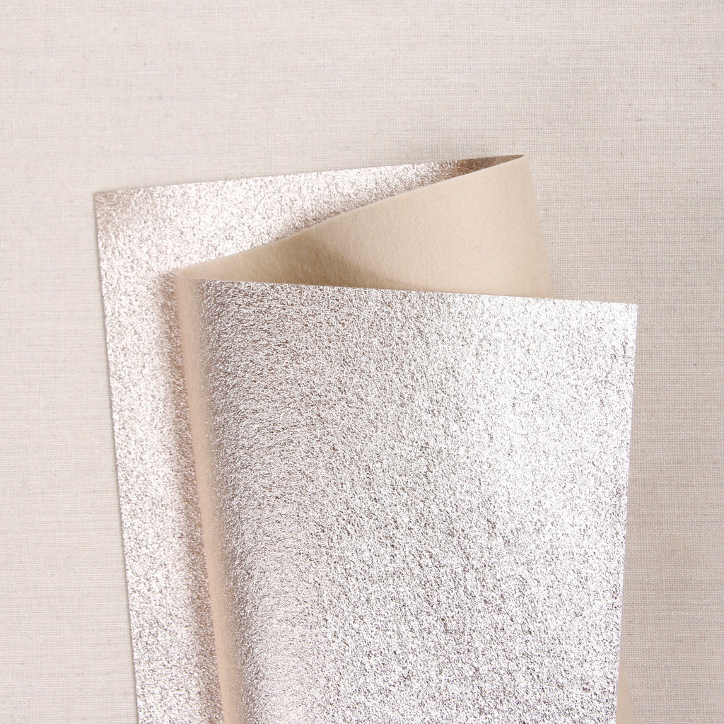 Champagne Metallic Felt