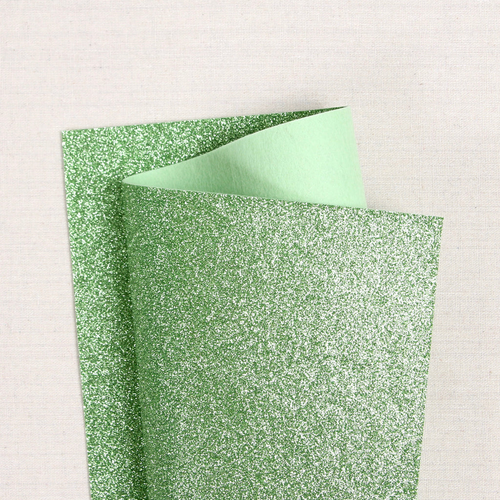 Clover Glitter Felt