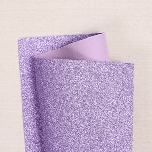 Lilac Glitter Felt