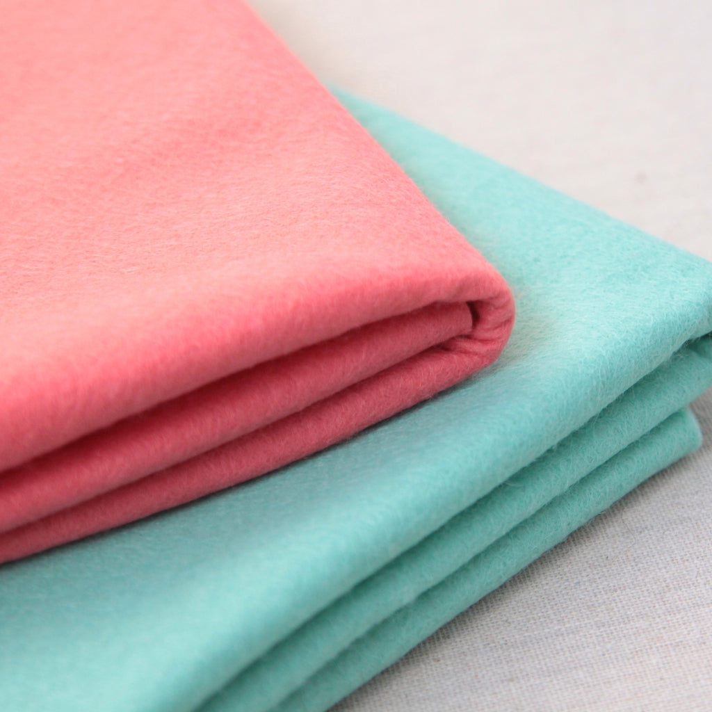 Coral Wool Blend Felt