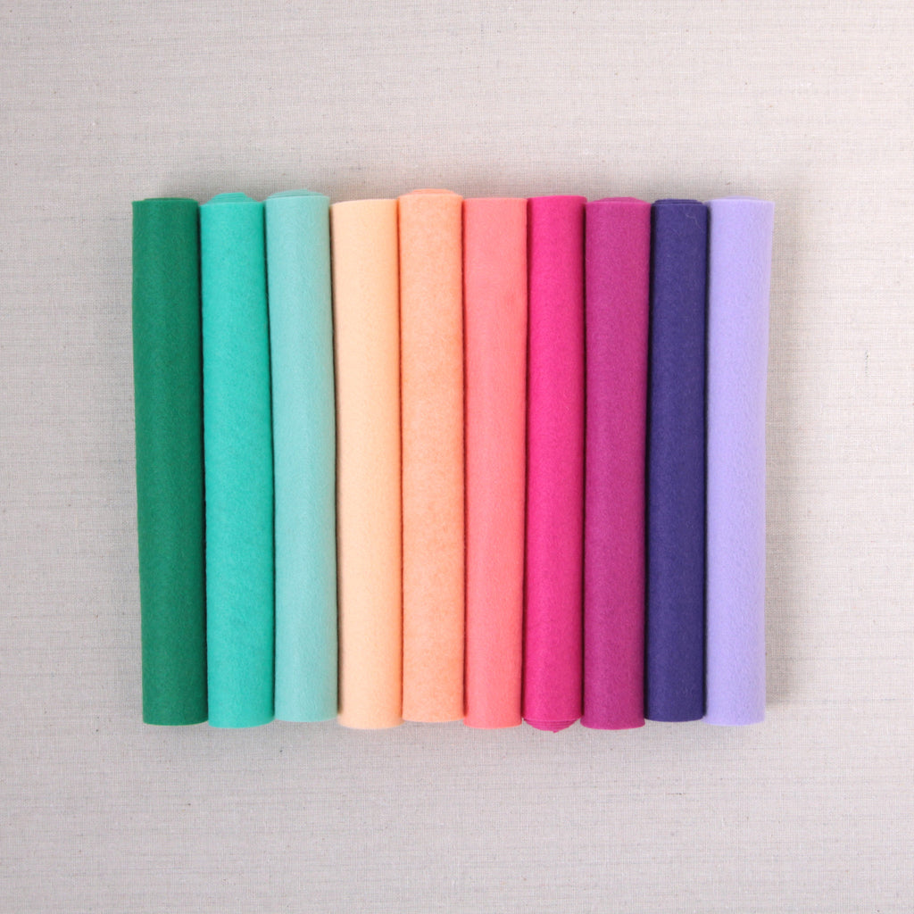 Coral Wool Blend Felt