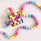 Orchid Felt Balls