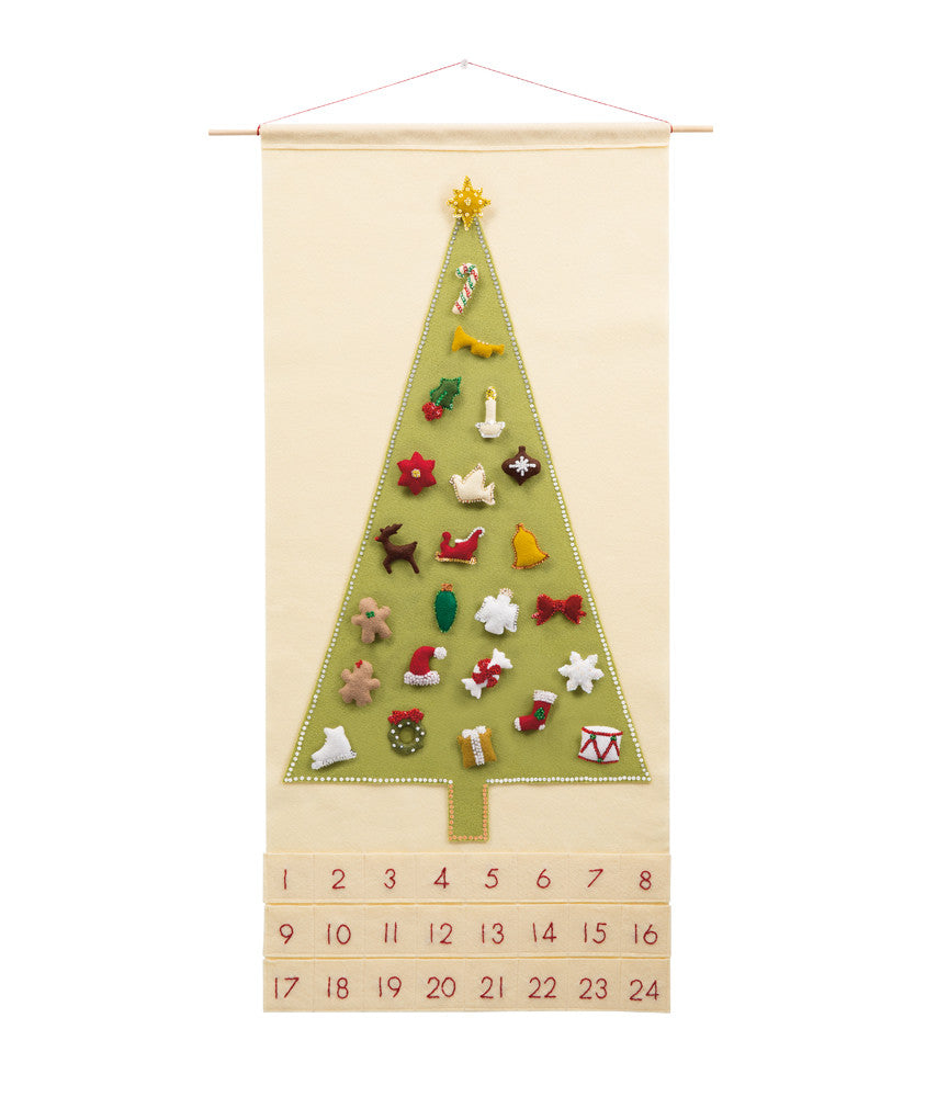 sugar house shop, advent calendar, christmas felt craft