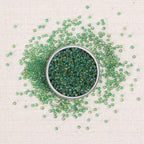 Metallic Sequins or Beads: Kelly Green