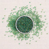 Metallic Sequins or Beads: Kelly Green