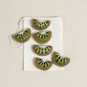 Kiwi Slices, Felt Shapes
