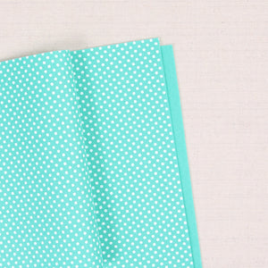 Polka Dot Felt, Light Teal