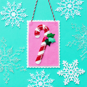 Candy Cane Ornament Kit