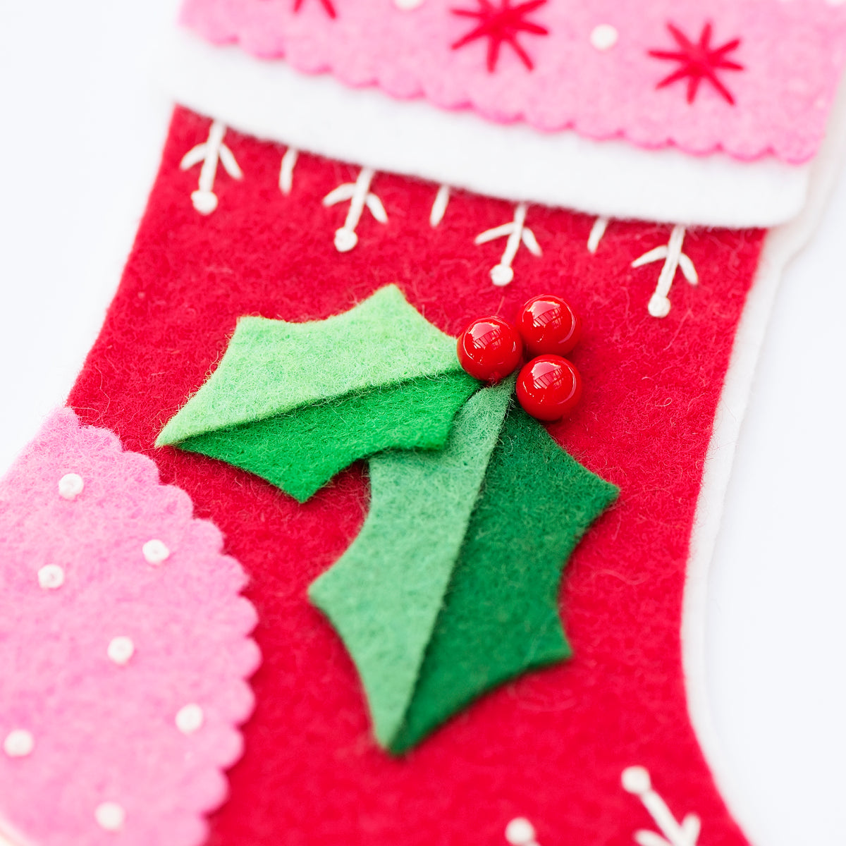Stocking and Hot Chocolate Ornament Kit