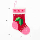 Stocking and Hot Chocolate Ornament Kit
