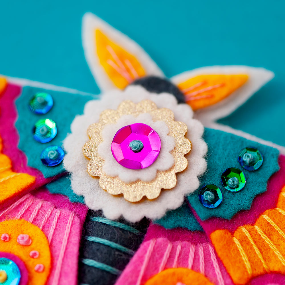 Pink Moth Felt Craft Kit — The Blue Peony