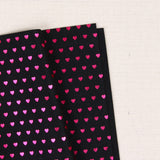 Metallic Magenta Heart Felt