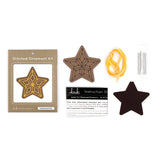 Gingerbread Star - DIY Stitched Ornament Kit