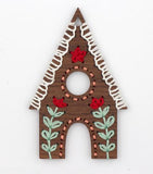 Gingerbread House - DIY Stitched Ornament Kit