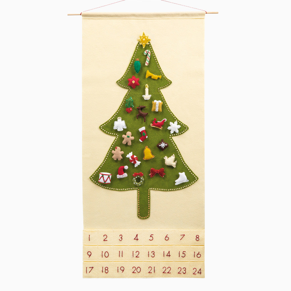 sugar house shop, advent calendar, christmas felt craft