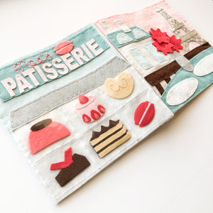 Pastries in Paris Quiet Book Pattern