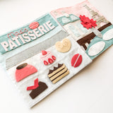 Pastries in Paris Quiet Book Felt Palette