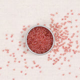 Metallic Sequins or Beads: Red
