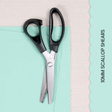 Scallop Shears, 10mm