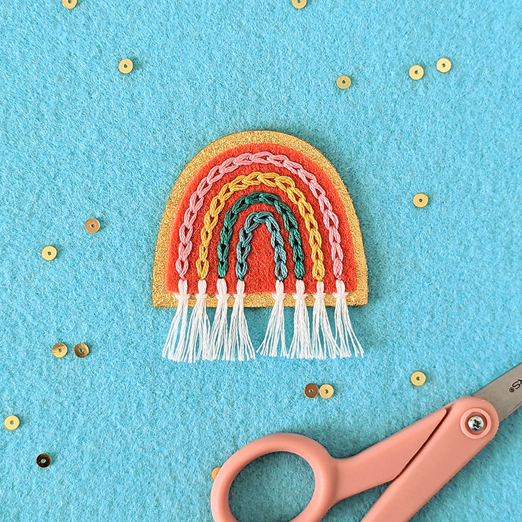 Pocket Rainbow, Stitchable Deep Etch Die
